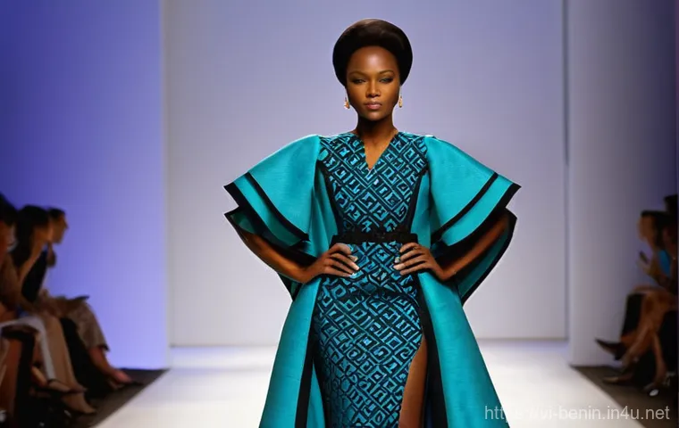 베냉의 전통 의복과 패션 - **Prompt 2: "Modern Beninese Street Style"**
    A dynamic, full-body shot of a stylish young Benine...